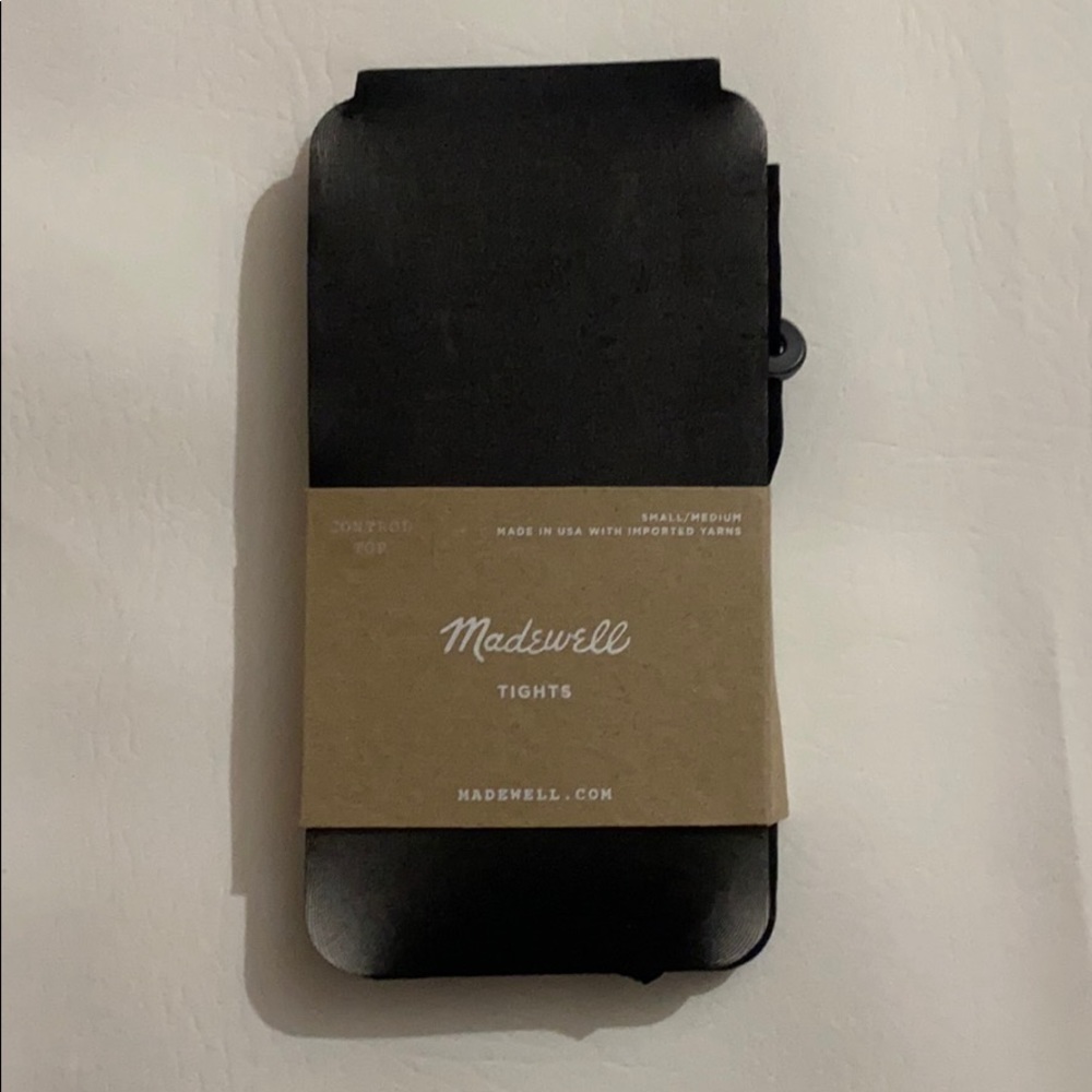 Madewell Sheer Black Tights - Picture 4 of 8